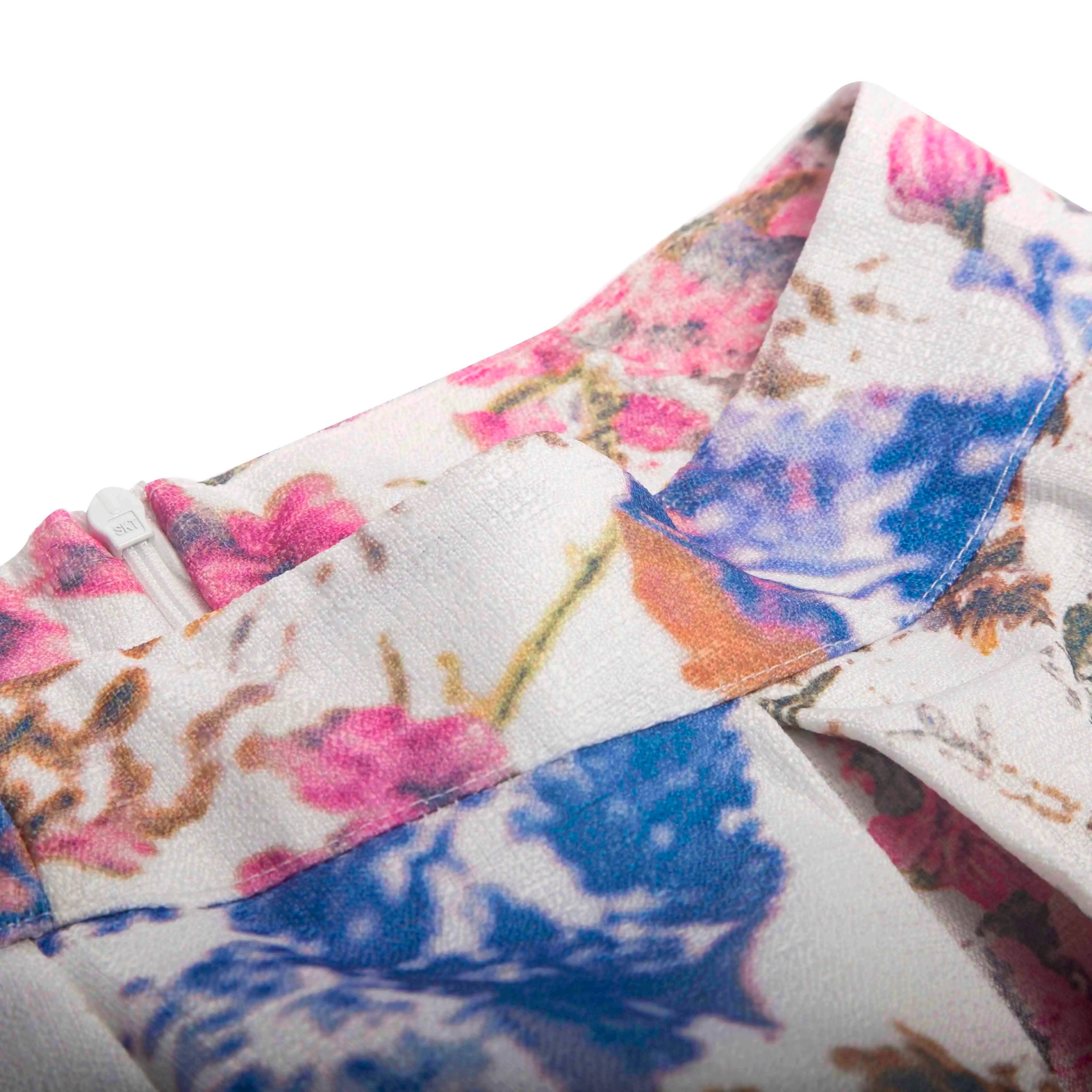 CHCH Women's Half Skirt 2025 New Flower Printed Long Skirt for Women's Commuting