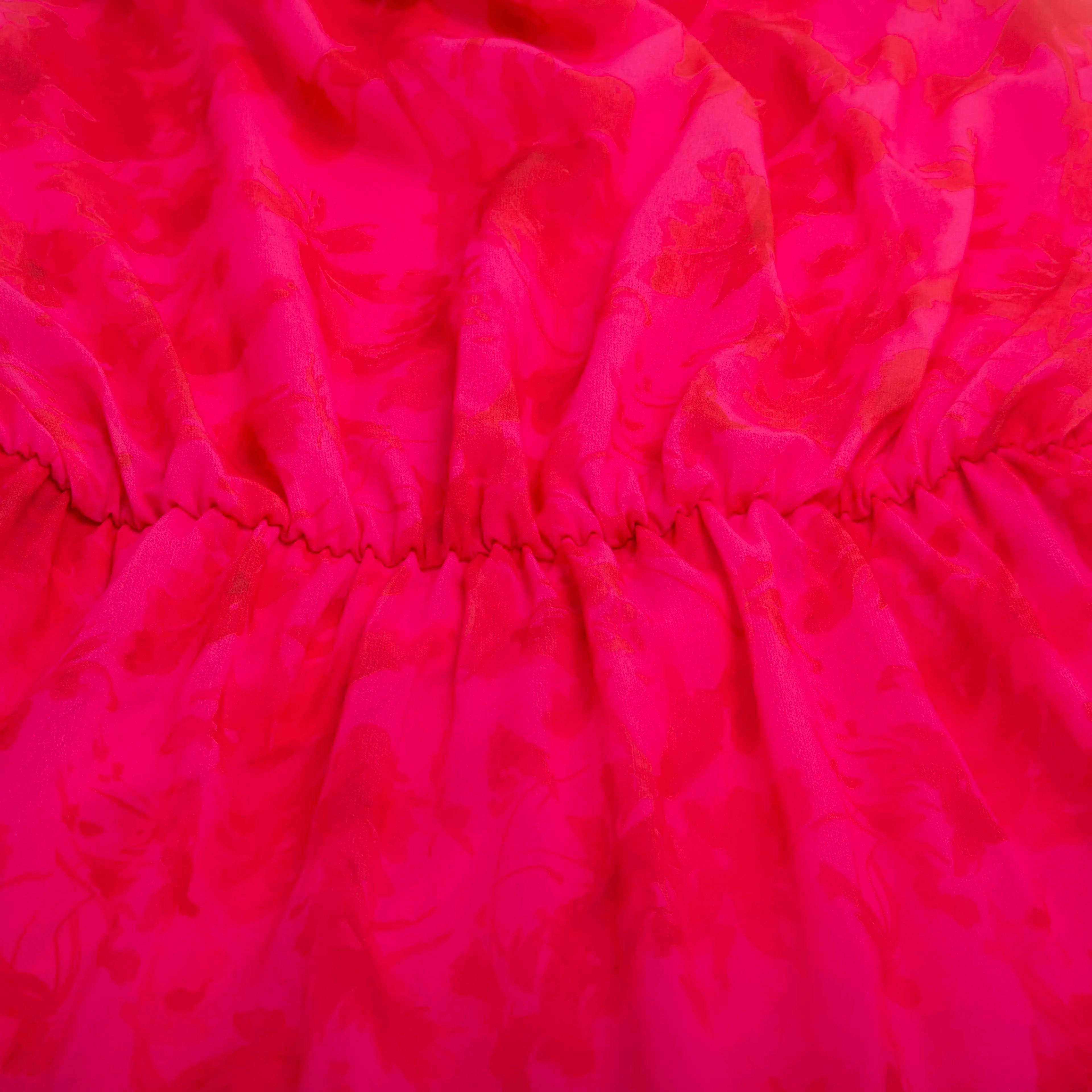Women's Dress New Neck Hanging Chiffon Long Dress Rose Red Date Party A-line Women's Wear